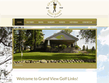 Tablet Screenshot of grandviewgolflinks.com